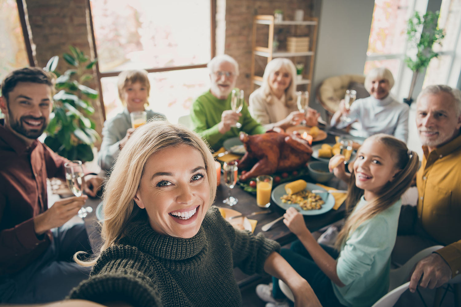 Thanksgiving= Time with Family and Friends