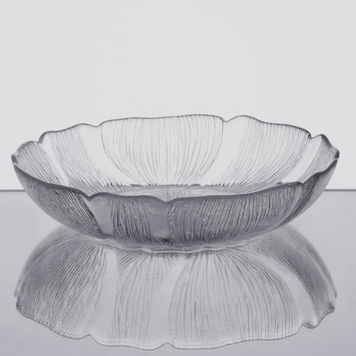 Glass Bowl, 10 oz, with fleur pattern