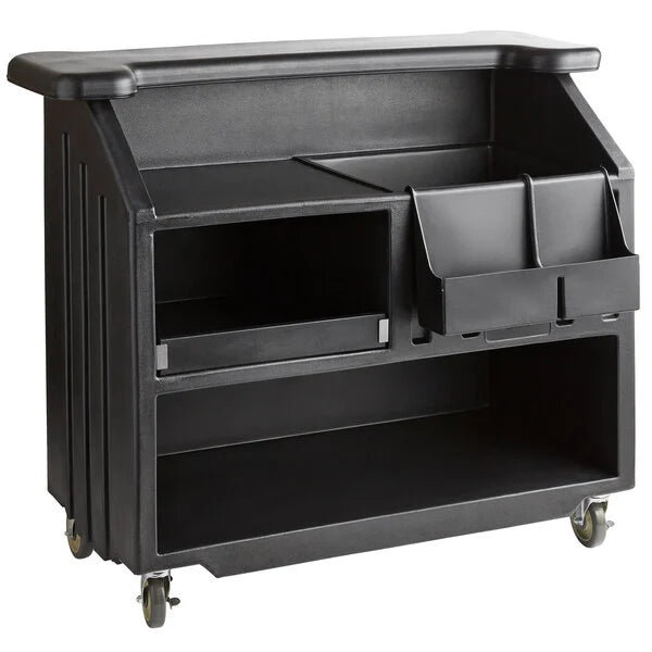 Portable Bar- Black 54"