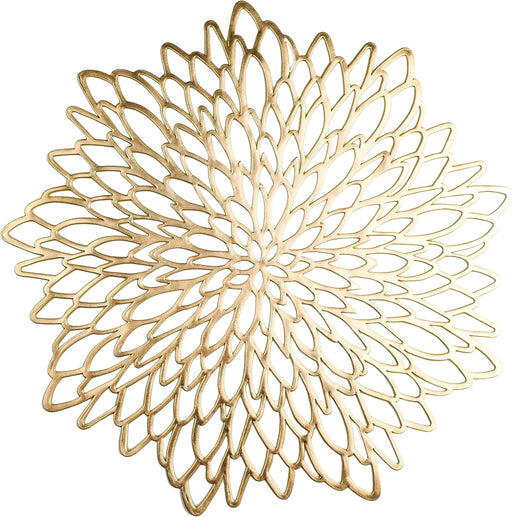 Gold Floral Placemat Rental (15")