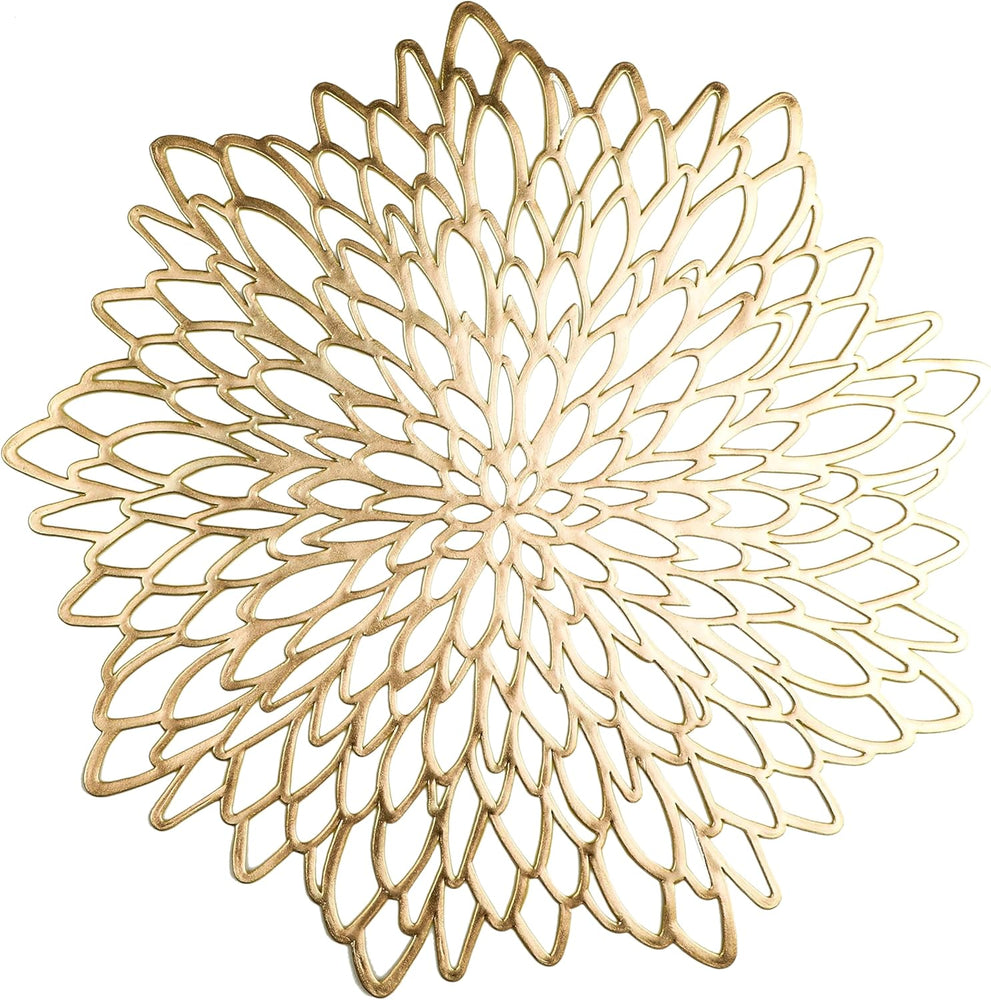 Gold Floral Placemat Rental (15")